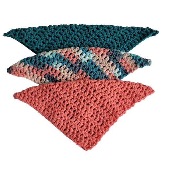 🎀Host Pick🎀HANDMADE Crochet Washcloths Set of 3 Expertly Created - Picture 8 of 8